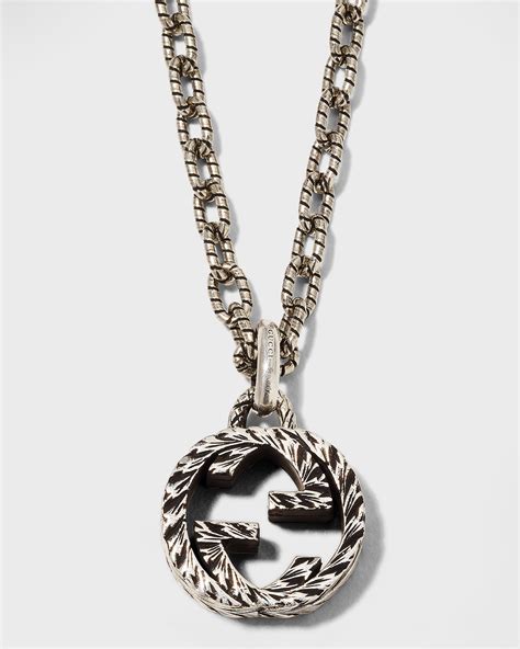 gucci hahaha necklace with pendant|gucci interlocking g pendant necklace.